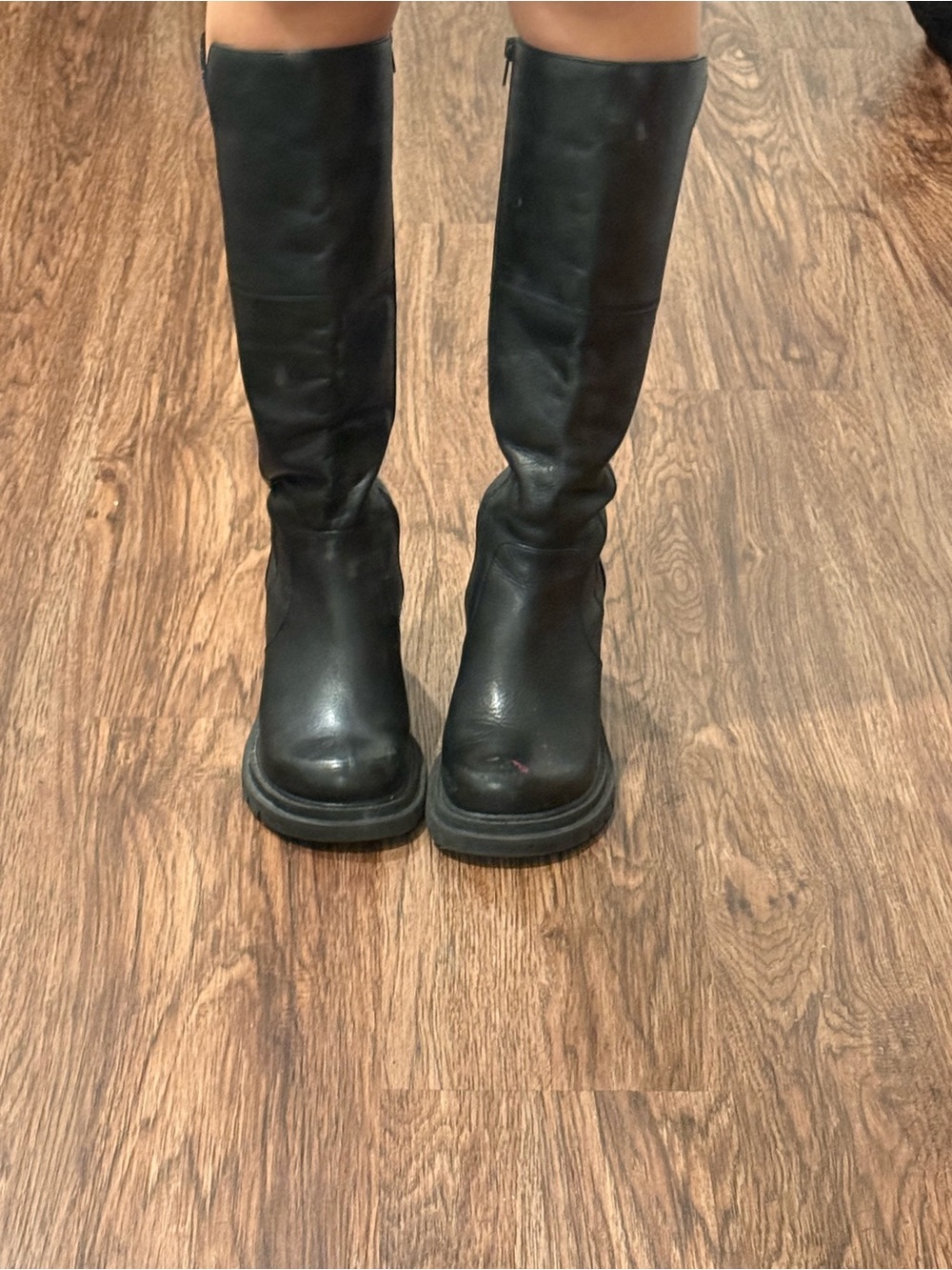 MIA Black Leather Boots